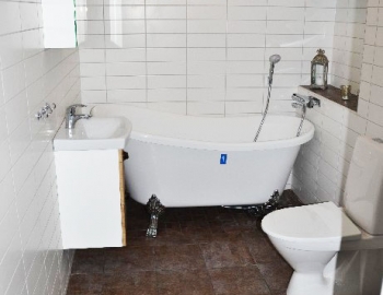 Badrum i Staffanstorp hos Nina och Rickard